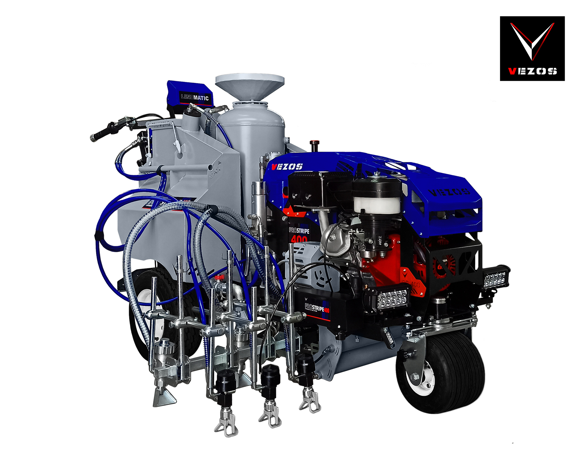 automatic airport line striper prostripe 400 linematic 3 paint guns