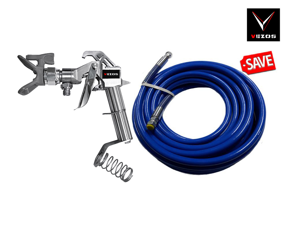 kit paint hose 3/8 and texture spray airless gun