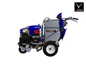 Self Propelled Line Striper PROSTRIPE 300 SP LINEMATIC - Paint Hopper - Pressurized Bead System