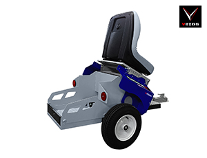 VEZOS Tow-Behind Line Striper Rider FLIPDRIVE TB