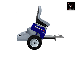 VEZOS Tow-Behind Line Striper Rider FLIPDRIVE TB (Tilted - Double Ride Method)