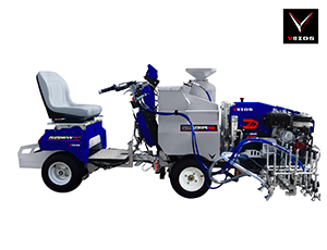 vezos self propelled line striper PROSTRIPE 400 SP DC LINEMATIC (double color) with FLIPDRIVE seat