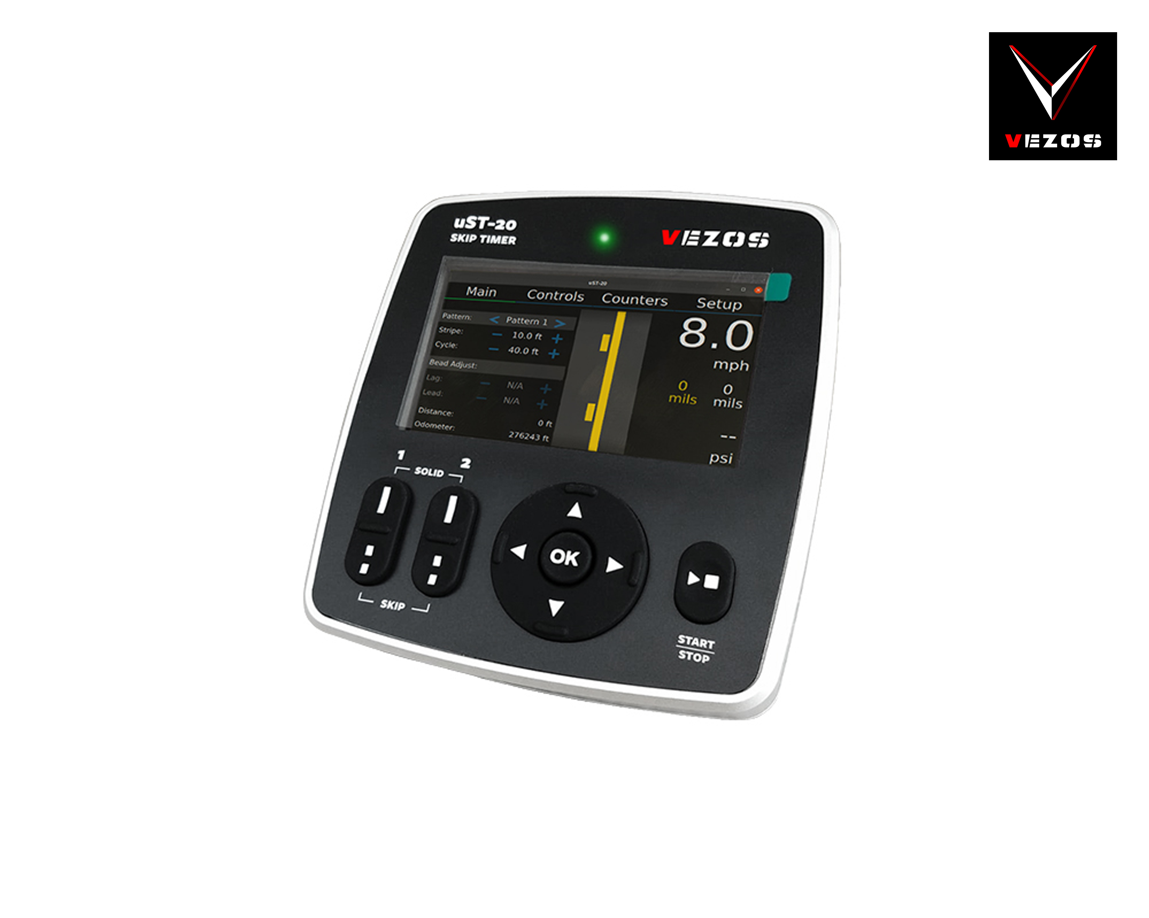 skipline ust-20 line striping controller operation screen